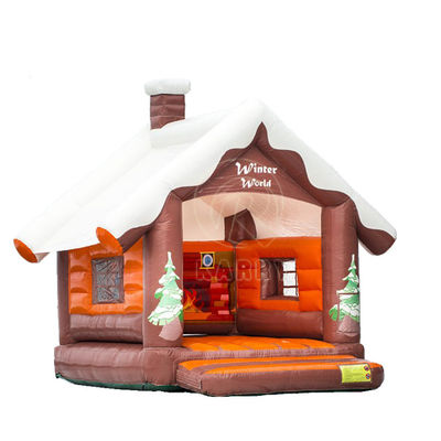 Parc d'attractions unisexe Château de jouets Maison gonflable commerciale avec toboggan et eau