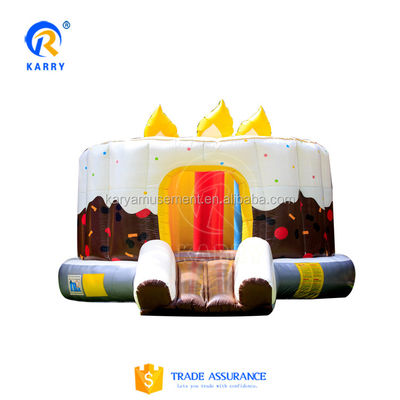Parc d'attractions unisexe Château de jouets Maison gonflable commerciale avec toboggan et eau