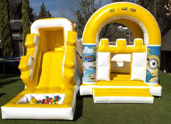 HD Impression numérique aire de jeux gonflable avec trampoline