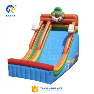 Impression personnalisée Glissière gonflable à eau Capacité maximale 100-500 kg pour le terrain de jeux pour enfants