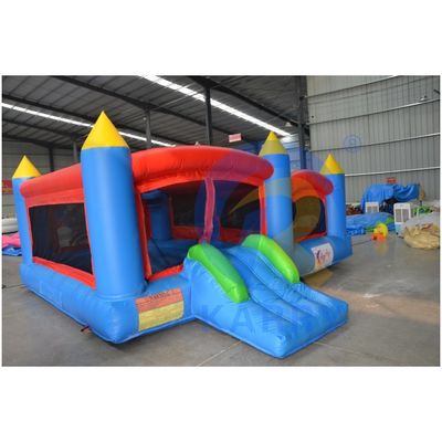 0.55mm PVC Tarpaulin Enfants gonflable Bouncer maison de saut avec glissement et le château de saut