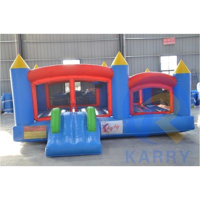 0.55mm PVC Tarpaulin Enfants gonflable Bouncer maison de saut avec glissement et le château de saut