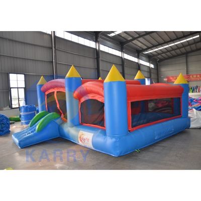 0.55mm PVC Tarpaulin Enfants gonflable Bouncer maison de saut avec glissement et le château de saut