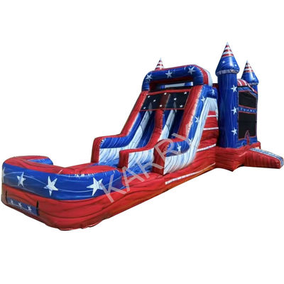 Combo de toboggan gonflable et piscine pour le divertissement britannique