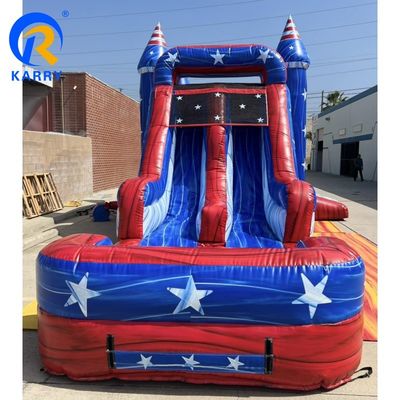 Combo de toboggan gonflable et piscine pour le divertissement britannique