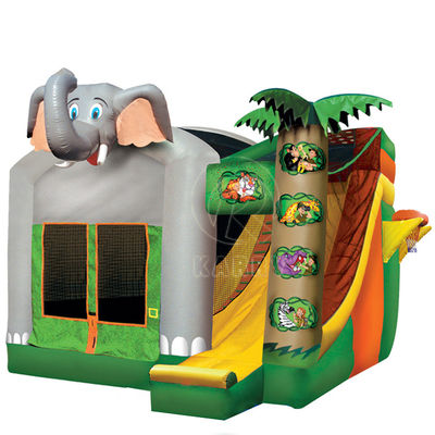 Unisexe personnalisé Château rebondissant toboggan Combo équipement de parc d'attractions avec kits de réparation