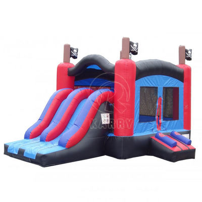 Unisexe personnalisé Château rebondissant toboggan Combo équipement de parc d'attractions avec kits de réparation