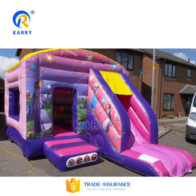 Unisexe personnalisé Château rebondissant toboggan Combo équipement de parc d'attractions avec kits de réparation