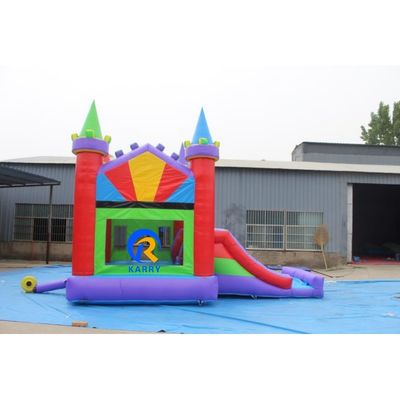 Les kits de réparation comprennent un château gonflable gonflable pour adultes avec glissement d'eau et tireur