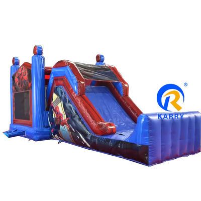 Caractéristiques PORTABLE Spider-Man maison gonflable avec glissement et château de saut
