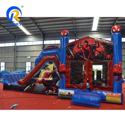 Caractéristiques PORTABLE Spider-Man maison gonflable avec glissement et château de saut