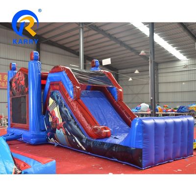 Caractéristiques PORTABLE Spider-Man maison gonflable avec glissement et château de saut