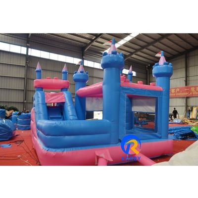 14 ans de plus Commercial Inflatable Frozen Bounce House avec Slide Combo OEM accepté