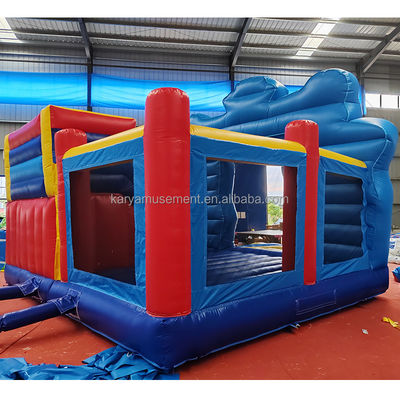 Blower commercial gonflable double adorable chien de patrouille thème glissière sèche pour les enfants unisexe