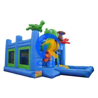 2024 16ft sautant château gonflable glisse combo avec piscine / château gonflable
