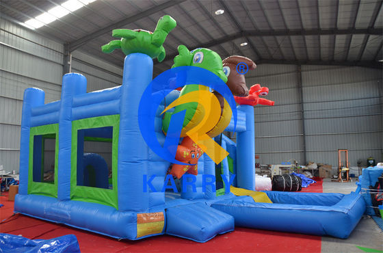 2024 16ft sautant château gonflable glisse combo avec piscine / château gonflable