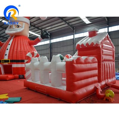 Un gardien gonflable de Noël avec glissement révolutionne votre entreprise de location de soirées
