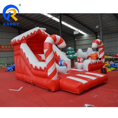 Coloris personnalisés gonflables de Noël sautant gardien de la maison pour les enfants Performance