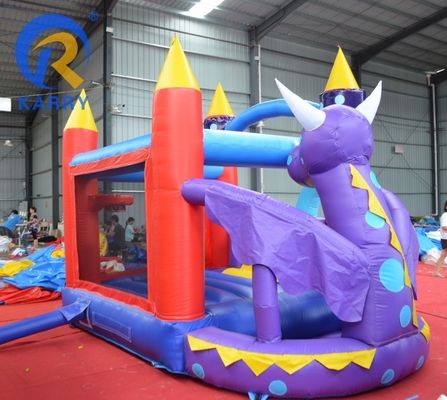 Nouveau modèle commercial mini violet, petit monstre, château gonflable