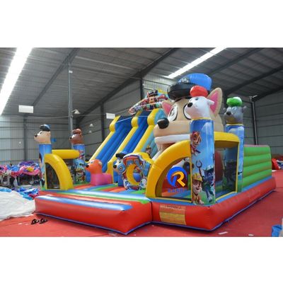 Maison gonflable sur mesure pour le thème de la patrouille de chiots de dessins animés intérieurs