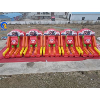 Autos de piscine gonflables à double toboggan pour adultes pour les loisirs en plein air