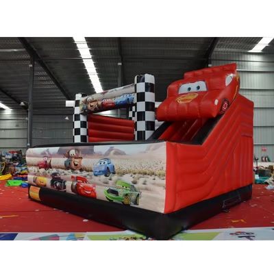 5*5m Combo de voiture de course rouge Château glisse gonflable Bouncy Bouncer Combo et l'efficacité