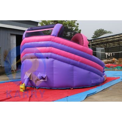 Thème rose LOL Château gonflable sautant Combo Commercial Bounce House avec diapositive
