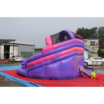 Thème rose LOL Château gonflable sautant Combo Commercial Bounce House avec diapositive