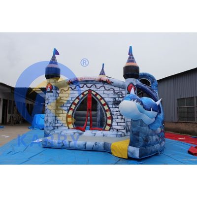 Kit de réparation d'accessoires inclus dans la tendance 3D Blue Dragon Château gonflable avec diapos