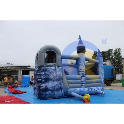 Kit de réparation d'accessoires inclus dans la tendance 3D Blue Dragon Château gonflable avec diapos