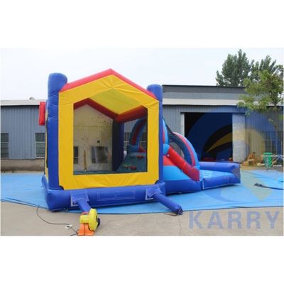 Le parc d'attractions de basket-ball en PVC portable Jumping Bouncy Castle avec glissement 14 ans
