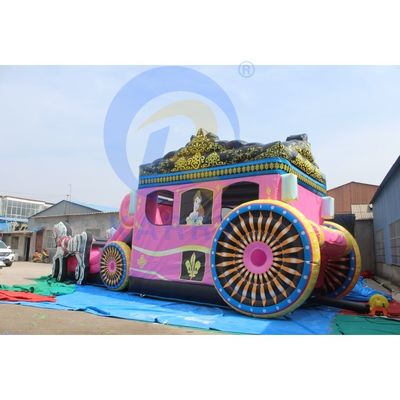 Châteaux gonflables portables et durables Trampolines dans le jardin