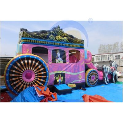 Châteaux gonflables portables et durables Trampolines dans le jardin