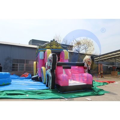 Châteaux gonflables portables et durables Trampolines dans le jardin