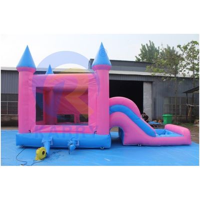 Bouncer gonflable en PVC jaune Karry avec glissement Commercial Combo Jumping Castle