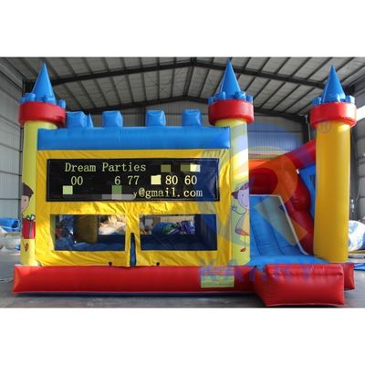 Slide dans le plaisir avec le PVC adulte maison gonflable de rebond et kits de réparation inclus