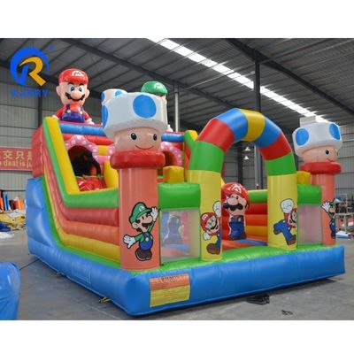 Location commerciale à bas prix 2023 Design Mario Cartoon Château gonflable