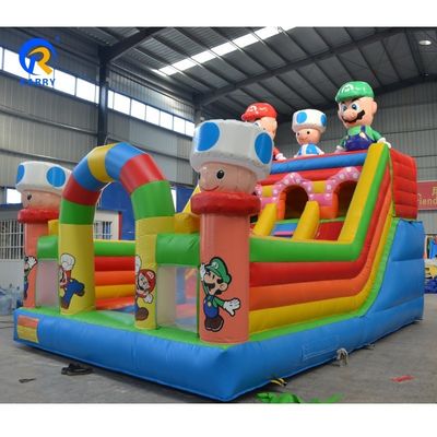 Location commerciale à bas prix 2023 Design Mario Cartoon Château gonflable