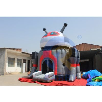 Portable populaire dessin animé robot gonflable maison de gardien pour les enfants accepté OEM