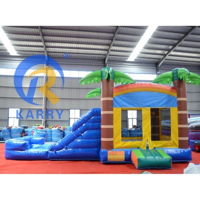 Maison gonflable unisexe avec glissade 2024 Combinaison de trampoline avec trampoline