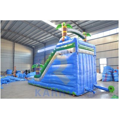 Taille personnalisée Glissière d'eau gonflable commerciale avec piscine CE/EN71/EN14960 Certifié