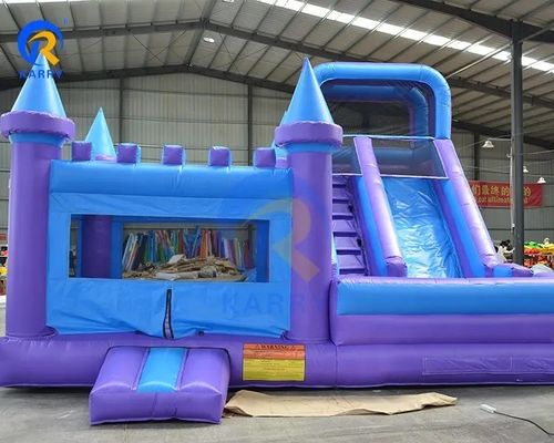 Ensemble de soirée sur mesure Château gonflable Moon Bounce House Glissière d'eau Combo Unisexe Sexe