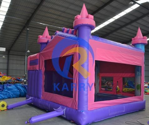 14 ans de fête d'anniversaire en PVC Château gonflable à saut avec diapositive 5*5m et accessoires