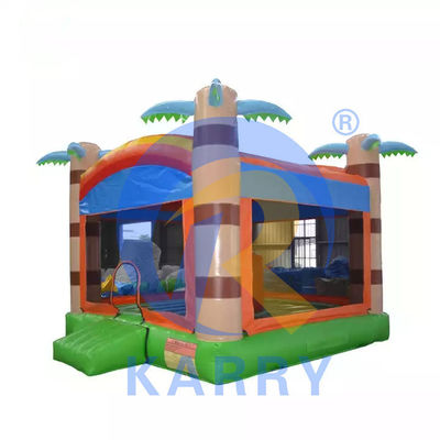 Commercial intérieur gonflable pour enfants Palmier maison de saut petit château de saut de saut