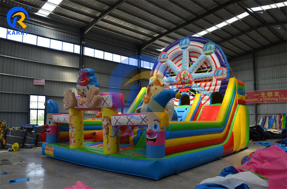 Couleur personnalisée Unisexe gonflable roue de Ferris Trampoline de château rebondissant pour le commerce