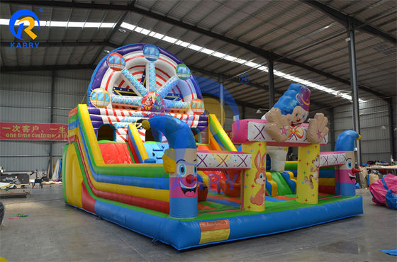 Couleur personnalisée Unisexe gonflable roue de Ferris Trampoline de château rebondissant pour le commerce