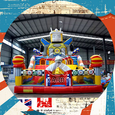 Expédition aérienne Château gonflable Parc de jeux pour la grande ville amusante Bounce House Bouncer Slide