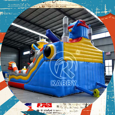 Expédition aérienne Château gonflable Parc de jeux pour la grande ville amusante Bounce House Bouncer Slide