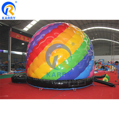 Commercial Kid Trampoline Disco Dome Château gonflable avec musique légère