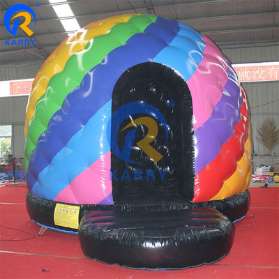 Commercial Kid Trampoline Disco Dome Château gonflable avec musique légère
